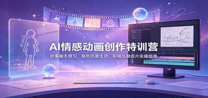 AI情感动画创作特训营:故事脚本撰写,角色场景生成,剪辑后期成片实操指南-颜夕资源网-第23张图片 AI情感动画创作特训营:故事脚本撰写,角色场景生成,剪辑后期成片实操指南