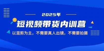 2025短视频带货内训营，以混剪为主，不需要真人出镜，不需要拍摄-颜夕资源网-第13张图片