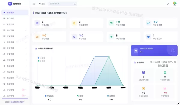 彩虹云商城二开重构美化版源码 秋云自助下单系统V7版-颜夕资源网-第16张图片 彩虹云商城二开重构美化版源码 秋云自助下单系统V7版