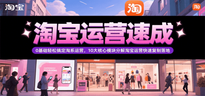 淘宝运营速成，0基础轻松搞定网店运营，10大核心模块分解快速复制落地（更新）-颜夕资源网-第20张图片
