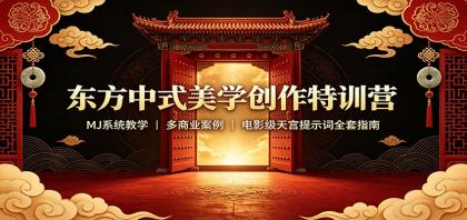 东方中式美学创作特训营:MJ系统教学,多商业案例,电影级天宫提示词全套指南-颜夕资源网-第16张图片 东方中式美学创作特训营:MJ系统教学,多商业案例,电影级天宫提示词全套指南