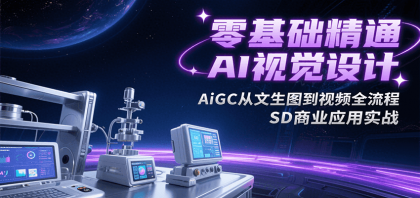 零基础精通AI视觉设计，AiGC从文生图到视频全流程，SD商业应用实战-颜夕资源网-第19张图片