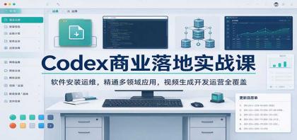 Codex商业落地实战课:软件安装运维,精通多领域应用,视频生成开发运营全覆盖-颜夕资源网-第24张图片 Codex商业落地实战课:软件安装运维,精通多领域应用,视频生成开发运营全覆盖