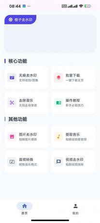橙子去水印v6.1.0 抖音 快手 小红书等短视频去水印下载