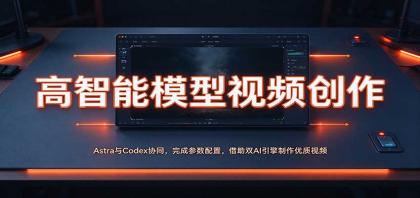 高智能模型视频创作：Astra与Codex协同，完成参数配置，借助双AI引擎制作优质视频